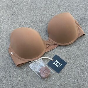 H Brand Tan Strapless Bra